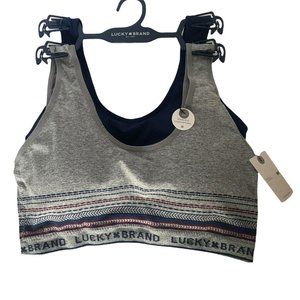 Lucky Brand Seamless Comfort Bra Bralette Set of 2